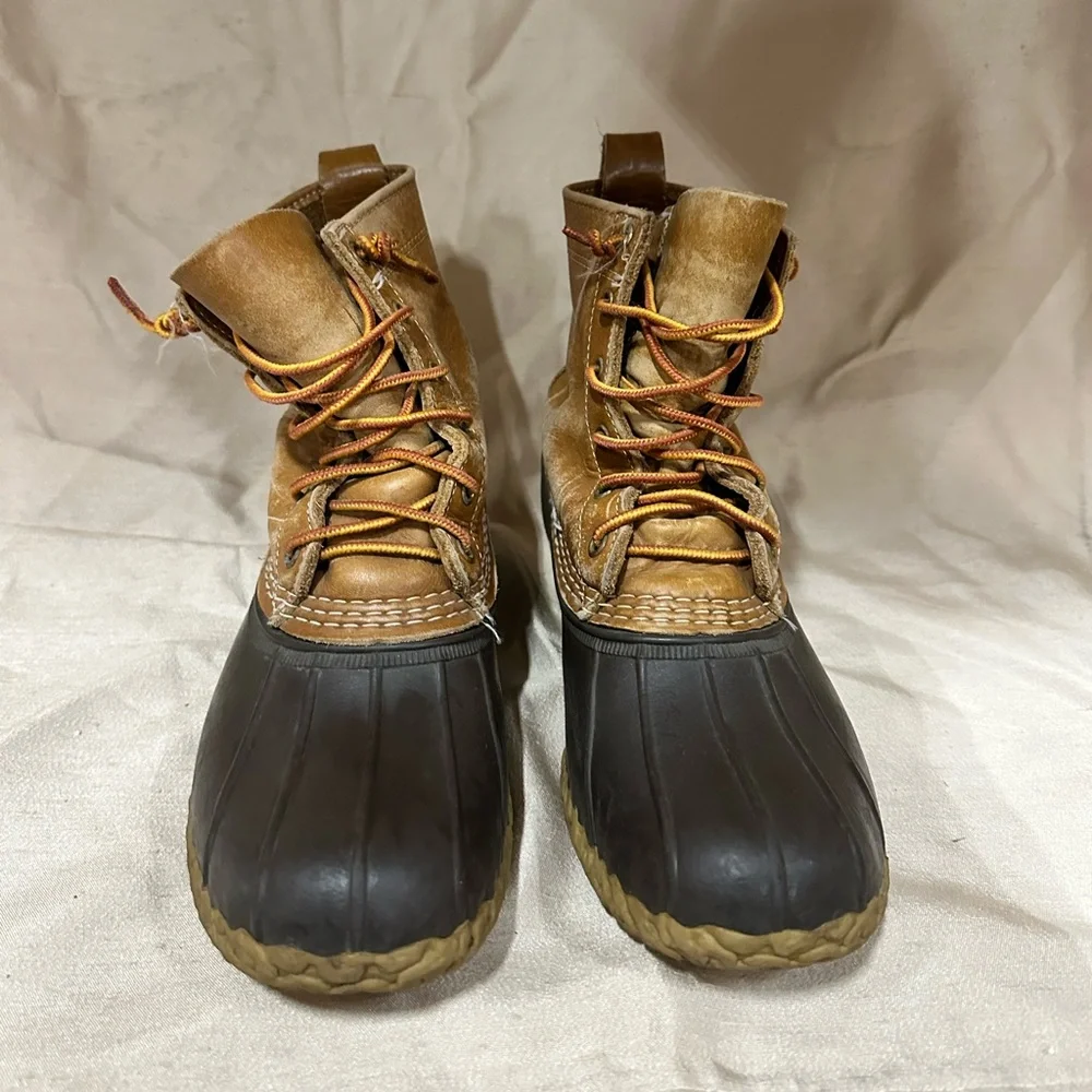 L.L. Bean Brown and Black Rain & Snow Boots